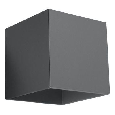 Aluminium up down wall light anthracite, Andro