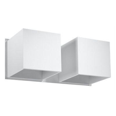 Aluminium up down wall light white, Andro