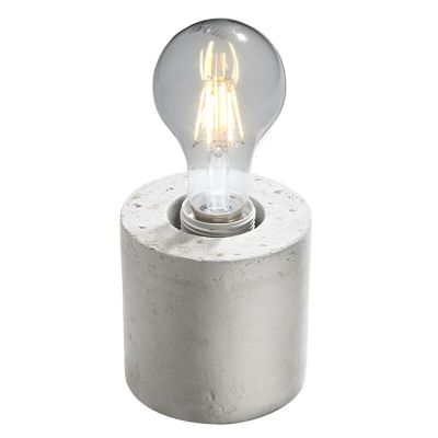Concrete table lamp grey, Anela