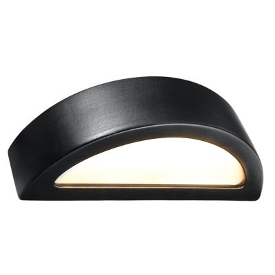 Glass up down wall light black, Fadila
