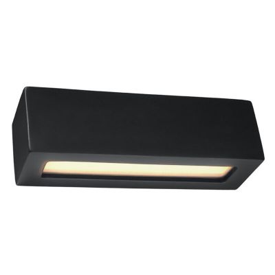 Glass up down wall light black, Emmaly