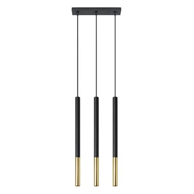 Aluminium pendant light gold, Ilonca