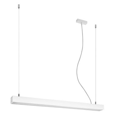 Aluminium pendant light white, Mascha, 31W, 3000K LED