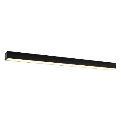 Aluminium wall light black, Mascha, 48W, 3000K LED