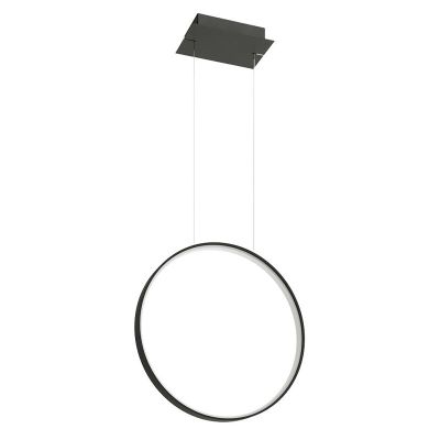 Aluminium pendant light black, Ringo, 30W, 3000K LED