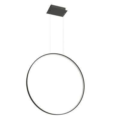 Aluminium pendant light black, Ringo, 50W, 3000K LED