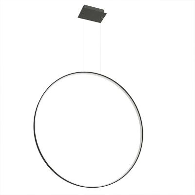 Aluminium pendant light black, Ringo, 70W, 3000K LED