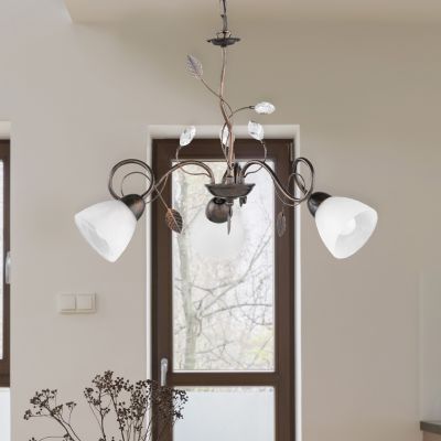 Rust Coloured chandelier classic, Astrid
