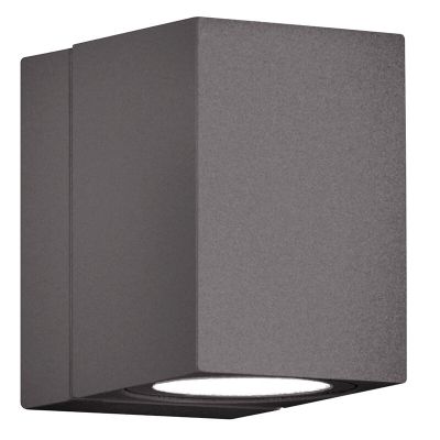 Anthracite outdoor light aluminium, Brixham, 3W, 3000K LED, IP54