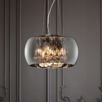 Chrome pendant light modern, Capucine