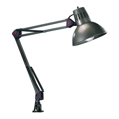 Grey desk lamp metal, Kinshasa, with switch