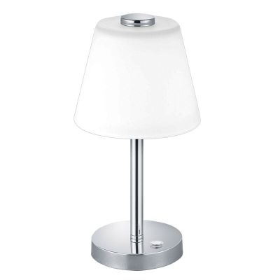 Chrome table lamp modern, Liv, 4W, 3000K LED, with switch