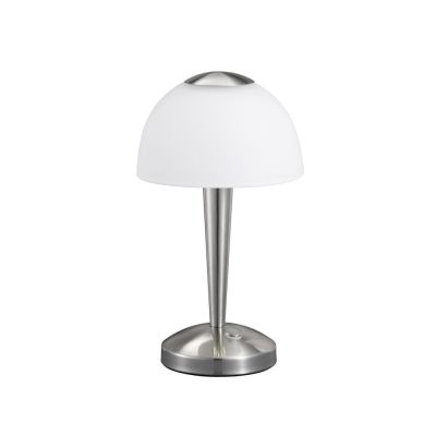 Nickel table lamp classic, Daphne, 4W, 3000K LED, with switch