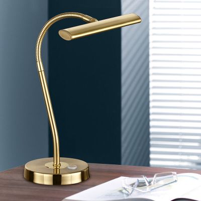 Brass table lamp modern, Eliza, 4W, 3000K LED, with switch