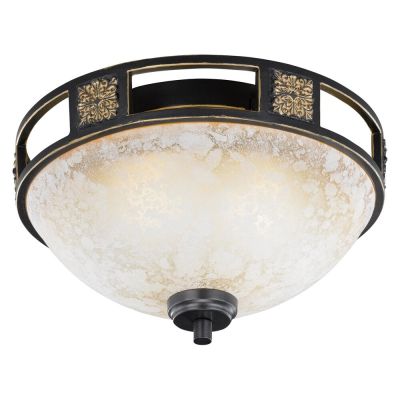 Rust Coloured flush ceiling light classic, Letchworth