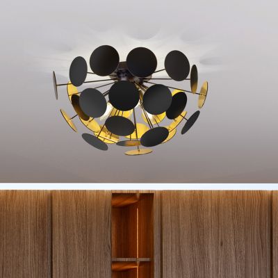 Black flush ceiling light modern, Xinhe