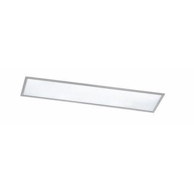 Nickel flush ceiling light modern, Badria, 30W, 3000K LED