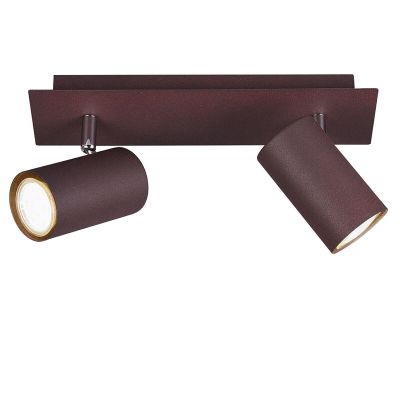 Rust Coloured ceiling spotlight modern, Kaso