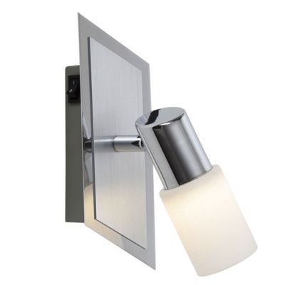 Grey ceiling spotlight glass, Morely, 4,3W, 3000K LED, with switch
