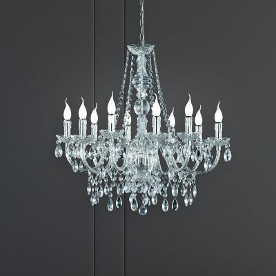 Transparent chandelier classic, Pedra