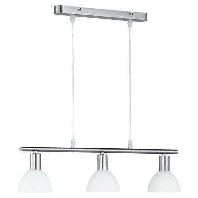 Nickel pendant light glass, Babette