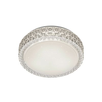 White flush ceiling light classic, Valentina, 12W, 3000K LED
