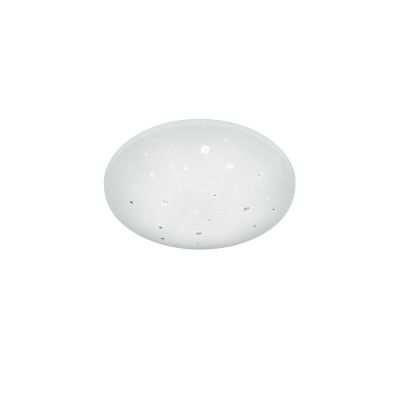 White flush ceiling light modern, Gimming, 21W, 4000K LED, IP44