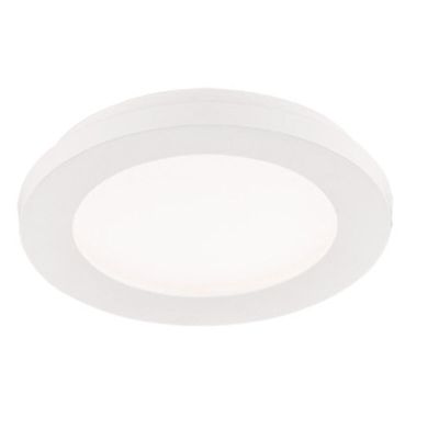 White flush ceiling light modern, Gistrup, 10W, 3000K LED, IP44