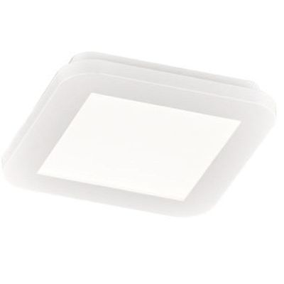 White flush ceiling light modern, Gistrup, 10W, 3000K LED, IP44