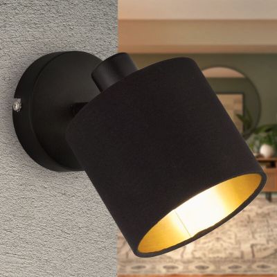 Black wall spotlight modern, Koge