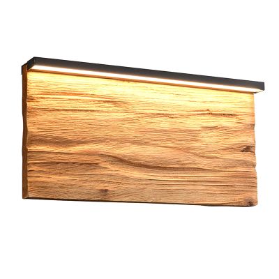 Design wall light wood, Tanneke, 13W, 3000K LED, 3-step dimmable