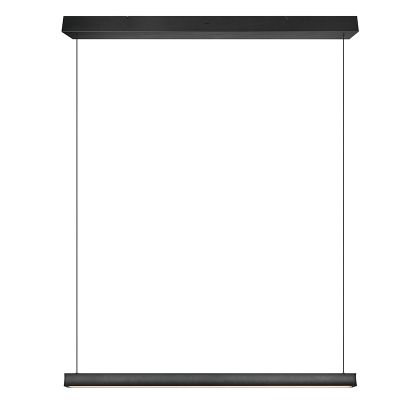 Black pendant light modern, Wishal, 29W, white switch LED, 3-step dimmable