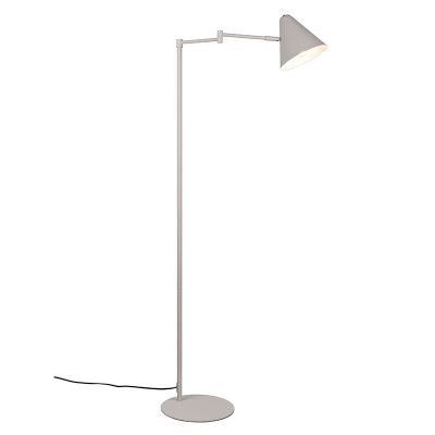 Grey floor lamp modern, Jille, with switch