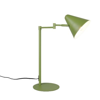 Green desk lamp modern, Jille, with switch