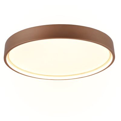 Taupe flush ceiling light modern, Destin, 29W, warm to cold white adjustable LED