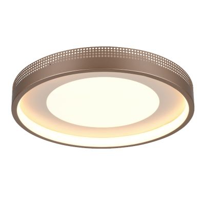 Brown flush ceiling light modern, Flory, 36W, 3000K LED