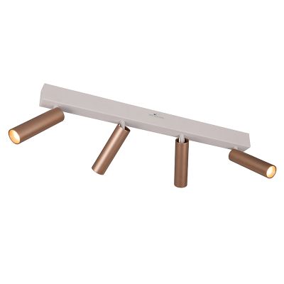 Brown ceiling spotlight modern, Smail, 5,5W, white switch LED, 3-step dimmable