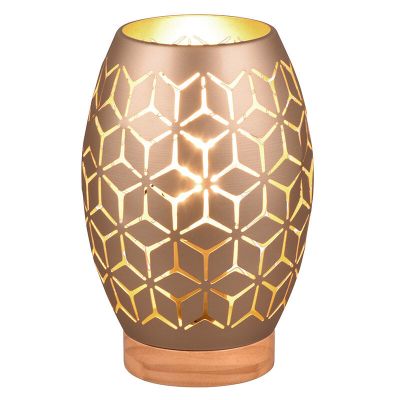 Taupe table lamp modern, Delana