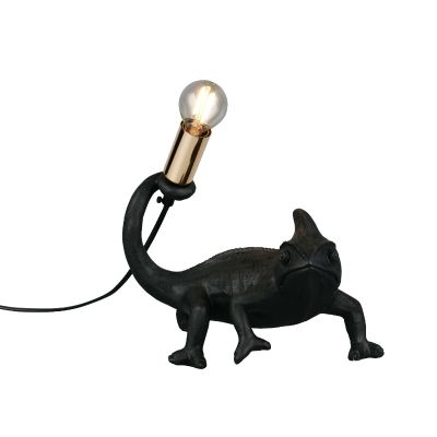Black table lamp plastic, Chameleon