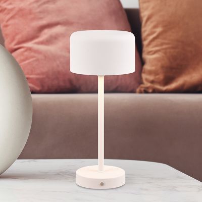 White table lamp modern, Dustin, 1,5W, 3000K LED, with touch dimmer