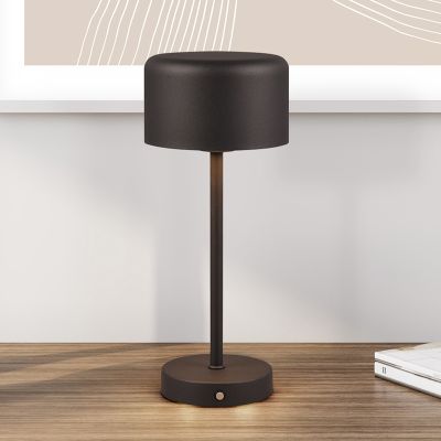 Black table lamp modern, Dustin, 1,5W, 3000K LED, with touch dimmer