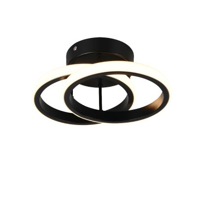 Black ceiling light design, Yasser, 7W, 3000K LED