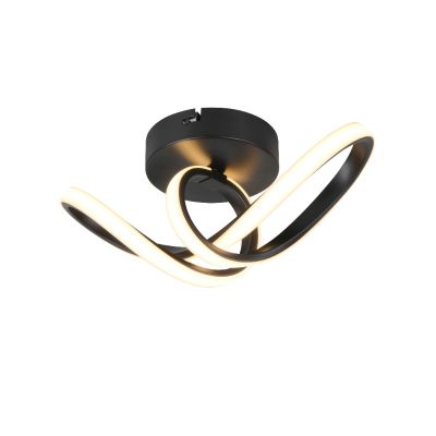 Black ceiling light design, Wiard, 7W, 3000K LED