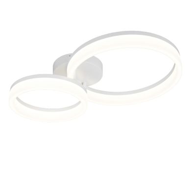 White ceiling light design, Ufuk, 22W, 4000K LED