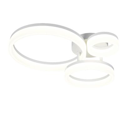 White ceiling light design, Ufuk, 32W, 4000K LED