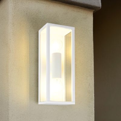 White outdoor light modern, Sanna, IP44