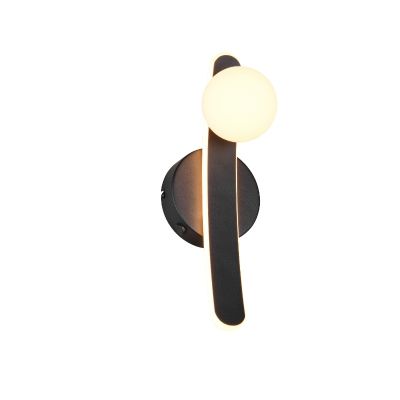 Black wall light modern, Leonoor