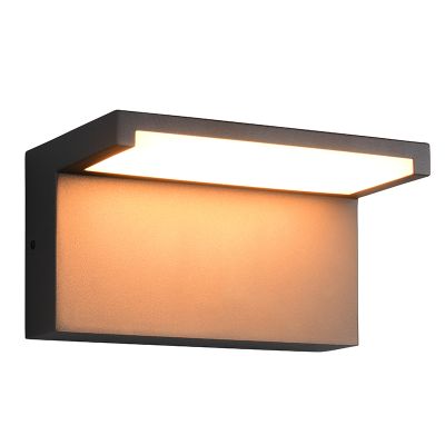 Anthracite outdoor light modern, Patrique, IP65