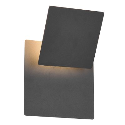 Black wall light modern, Turan