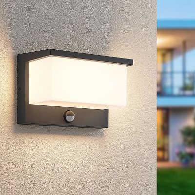 Anthracite outdoor light modern, Slimane, 13W, 3000K LED, IP54